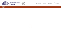 Tablet Screenshot of numismaticapicena.com